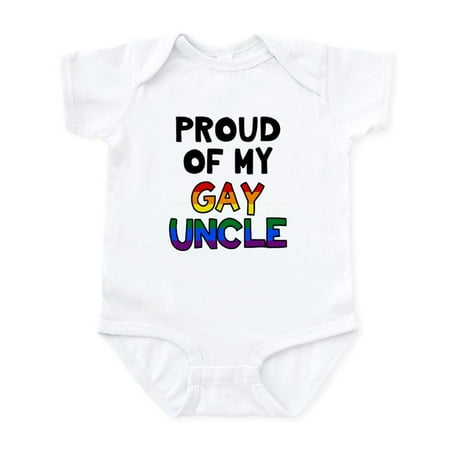 CafePress - Gay Uncle Body Suit - Baby Light Bodysuit Size Newborn - 24 Months
CafePress - Gay Uncle Body Suit - Baby Light Bodysuit Size Newborn - 24 Months