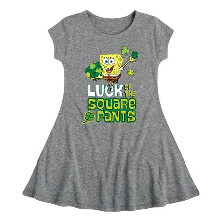 SpongeBob SquarePants - Luck Of The Square Pants - Girls Fit And Flare Cap Sleeve Dress
SpongeBob SquarePants - Luck Of The Square Pants - Girls Fit And Flare Cap Sleeve Dress