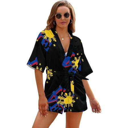 Filipino Sun Love Women s Short Satin Robes Sexy Bathrobe Kimono Style Sleepwear
Filipino Sun Love Women s Short Satin Robes Sexy Bathrobe Kimono Style Sleepwear