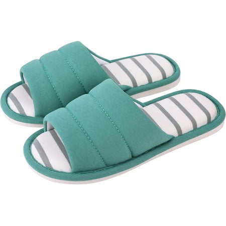 QWZNDZGR Womens Open Toe House Slippers Soft Cotton Indoor Slippers Slip-on Memory Foam Bedroom Slippers Home Shoes
QWZNDZGR Womens Open Toe House Slippers Soft Cotton Indoor Slippers Slip-on Memory Foam Bedroom Slippers Home Shoes