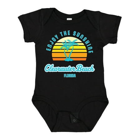 Inktastic Summer Enjoy the Sunshine Clearwater Beach Florida in Blue Gift Baby Boy or Baby Girl Bodysuit