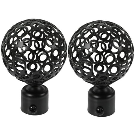 FRCOLOR 2pcs Decorative Curtain Rod End Curtain Bar Head Plug for Home (Black)
FRCOLOR 2pcs Decorative Curtain Rod End Curtain Bar Head Plug for Home (Black)