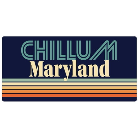 Chillum Maryland 5 x 2.5-Inch Fridge Magnet Retro Design
