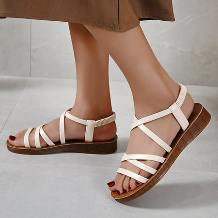 Cathalem Casual Breathable Fashion Wedges Soled Thick Womens Sandals Sandals for Women with Arch Support for Comfortable Walk Beige 8
Cathalem Casual Breathable Fashion Wedges Soled Thick Womens Sandals Sandals for Women with Arch Support for Comfortable Walk Beige 8