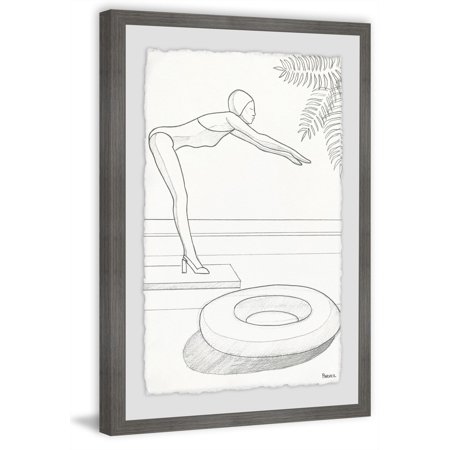 Parvez Taj PT-JULOSW-408-GWFPFL-30 Gray 30" X 20"