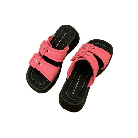 Gomelly Women Wedge Sandals Beach Platform Sandal Slip On Slides Open Toe Slide Slippers Indoor Outdoor Casual Shoes Rose Red 6.5
Gomelly Women Wedge Sandals Beach Platform Sandal Slip On Slides Open Toe Slide Slippers Indoor Outdoor Casual Shoes Rose Red 6.5