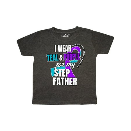 Inktastic Suicide Prevention I Wear Teal and Purple for My Step Father Gift Toddler Boy or Toddler Girl T-Shirt
Inktastic Suicide Prevention I Wear Teal and Purple for My Step Father Gift Toddler Boy or Toddler Girl T-Shirt