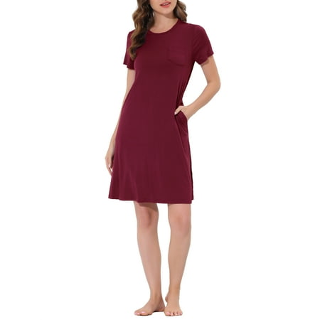 Unique Bargains Women s Pajama Dress Sleepwear with Pockets Nightshirt Lounge Nightgown
Unique Bargains Women s Pajama Dress Sleepwear with Pockets Nightshirt Lounge Nightgown