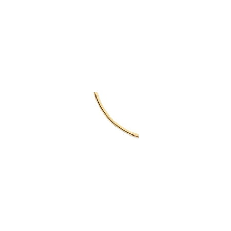 14k Yellow Gold 16in 6mm Domed Omega Necklace