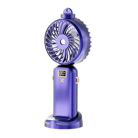 Alloet Folding Handheld Fan 5-speed Digital Neck Fan 5W 5000mAh Spray Function (Purple)
Alloet Folding Handheld Fan 5-speed Digital Neck Fan 5W 5000mAh Spray Function (Purple)