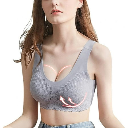 Plus Size Bra Seamless Bras For Women Underwear Sexy Lace Brassiere Push Up Bralette With Pad Vest Top Bra M-2XL
Plus Size Bra Seamless Bras For Women Underwear Sexy Lace Brassiere Push Up Bralette With Pad Vest Top Bra M-2XL