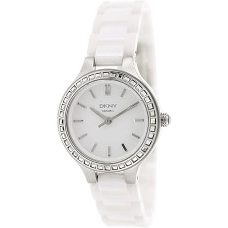UPC 674188245173 product image for Dkny Women's Chambers NY2249 White Ceramic Quartz Watch | upcitemdb.com