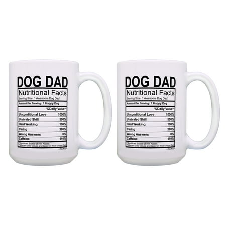 ThisWear Dog Cup Set Dog Dad Nutritional Facts Dog Fathers Day 2 Pack Gift 15oz Coffee Mugs Dog Dad
ThisWear Dog Cup Set Dog Dad Nutritional Facts Dog Fathers Day 2 Pack Gift 15oz Coffee Mugs Dog Dad