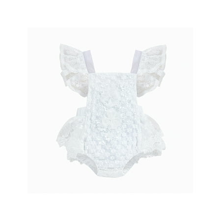 JINSIJU Baby Girl’s Fly Sleeve Romper Fashion Solid Color Lace Embroidery Bandage Triangle Jumpsuits
JINSIJU Baby Girl’s Fly Sleeve Romper Fashion Solid Color Lace Embroidery Bandage Triangle Jumpsuits