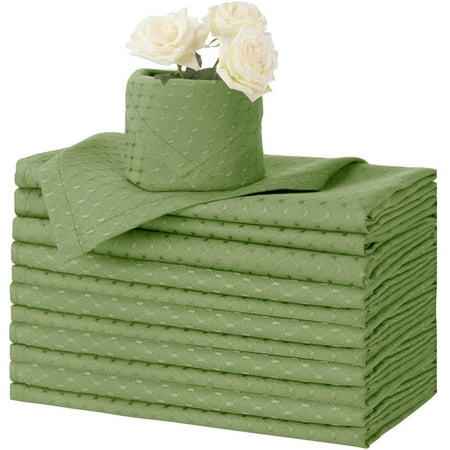 Set of 12 Pieces Solid Waffle Polyester Napkins Soft Fabric Spillproof Dinner Napkin for Home Use Light Green Color Cloth Napkins 17x17 Inch
Set of 12 Pieces Solid Waffle Polyester Napkins Soft Fabric Spillproof Dinner Napkin for Home Use Light Green Color Cloth Napkins 17x17 Inch