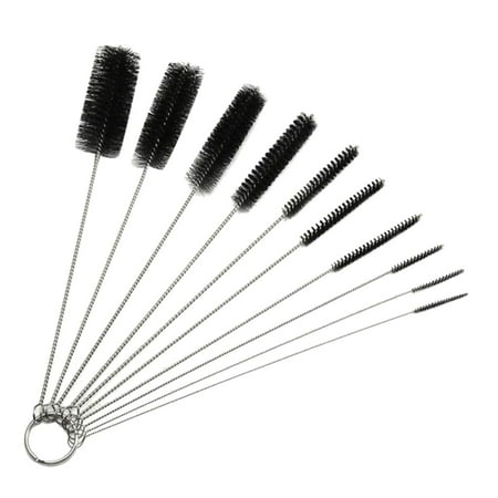 Fopp Seller 10pc Multifunctional Nylon Straw Brush Cleaning Brush Small Long Cleaning Tool Black One Size
Fopp Seller 10pc Multifunctional Nylon Straw Brush Cleaning Brush Small Long Cleaning Tool Black One Size