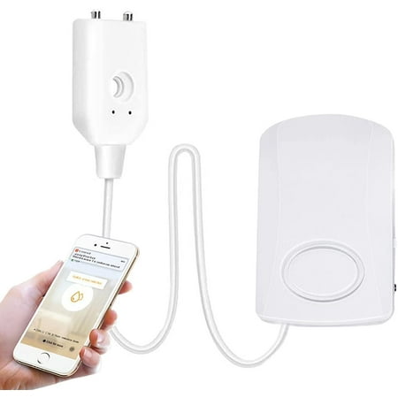 Maozh01 WiFi Water Leak Detector Tuya Smart Water Leak Alarm Sensor Battery Operated Water Alarm Detectors