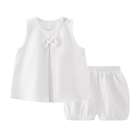 Sobgg25 Girls Outfits Set Baby Girls Dress Set Spring And Summer New Solid Color Double Layer Yarn Breathable Comfortable Girl s Bow Home Set Size 4-5 Years
Sobgg25 Girls Outfits Set Baby Girls Dress Set Spring And Summer New Solid Color Double Layer Yarn Breathable Comfortable Girl s Bow Home Set Size 4-5 Years