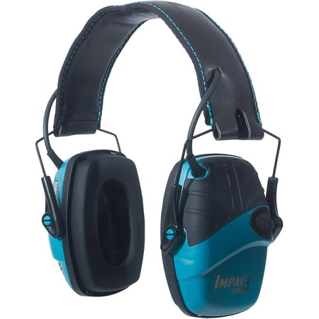 by Sport Sound Amplification Electronic Shooting Earmuff Black