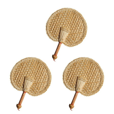 3X Hand-Woven Woven Straw Hand Fan Summer Natural Hand Fan Environmentally Friendly Hand-Woven Fan Round Fan
3X Hand-Woven Woven Straw Hand Fan Summer Natural Hand Fan Environmentally Friendly Hand-Woven Fan Round Fan