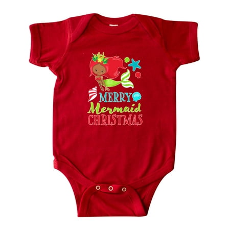 Inktastic Merry Mermaid Christmas with Red Hair and Dark Skin Tone Gift Baby Boy or Baby Girl Bodysuit
Inktastic Merry Mermaid Christmas with Red Hair and Dark Skin Tone Gift Baby Boy or Baby Girl Bodysuit
