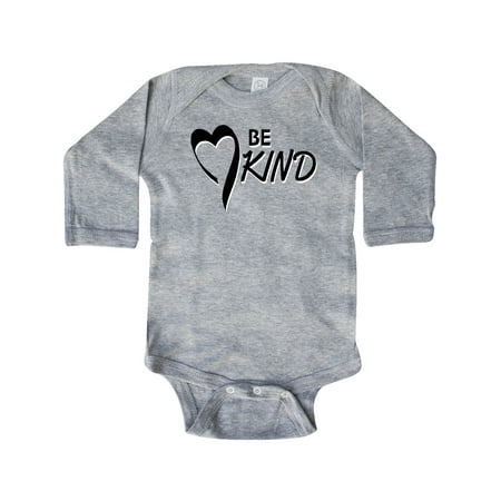 Inktastic Be Kind with Heart Ribbon in Black Text Gift Baby Boy or Baby Girl Long Sleeve Bodysuit
Inktastic Be Kind with Heart Ribbon in Black Text Gift Baby Boy or Baby Girl Long Sleeve Bodysuit