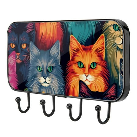 Cute Cat Animals Self Adhesive Towel Coat Wood Iron Hooks for Home Keys Door Outdoor Home Improvement Utility Hook
Cute Cat Animals Self Adhesive Towel Coat Wood Iron Hooks for Home Keys Door Outdoor Home Improvement Utility Hook