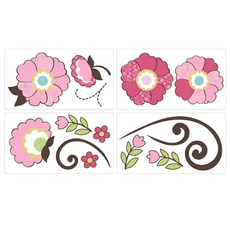 The Peanut Shell Wall Decals - Flowers - Lainey Nursery Wall Stickers