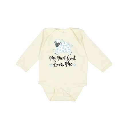 Inktastic My Great Aunt Loves Me Lamb Gift Baby Boy or Baby Girl Long Sleeve Bodysuit
Inktastic My Great Aunt Loves Me Lamb Gift Baby Boy or Baby Girl Long Sleeve Bodysuit