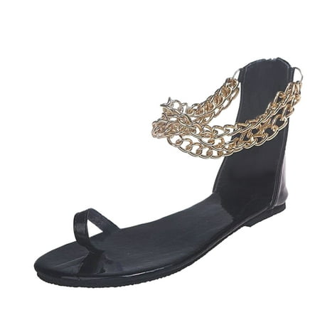 QISIWOLE Sandals Women Comfortable Flat Toe Metal Snake Pattern Casual Sandals Soft Footbed Sandals Deals
QISIWOLE Sandals Women Comfortable Flat Toe Metal Snake Pattern Casual Sandals Soft Footbed Sandals Deals