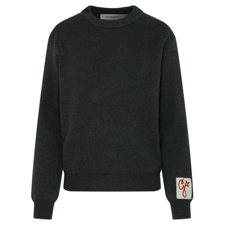 GOLDEN GOOSE Woman Maglia In Misto Cotone Grigia