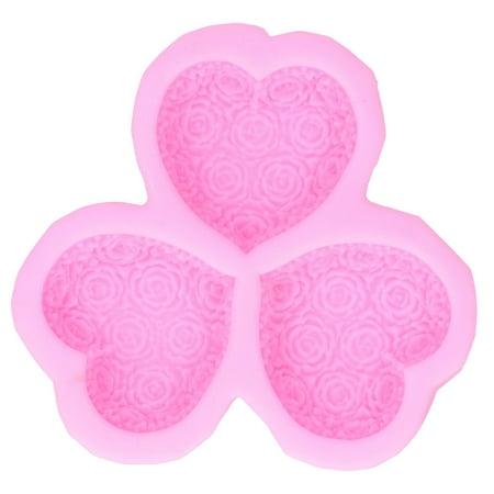 2024 3 Cavity HeartShaped Rose Soap Mold Silicone Cake Fondant Decoration Utensils(Pink )
2024 3 Cavity HeartShaped Rose Soap Mold Silicone Cake Fondant Decoration Utensils(Pink )