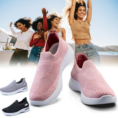 Women‘s Sneakers Knitted Mesh Breathable Shoes Walking Slip On Flats Sock Shoes
Women‘s Sneakers Knitted Mesh Breathable Shoes Walking Slip On Flats Sock Shoes