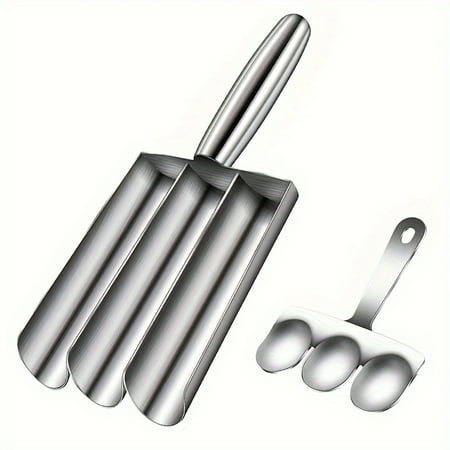 2-Piece Stainless Steel Meatball Maker Set - Non-Stick Manual Kitchen Tool For Perfectly Shaped Meat & Fish Balls Meatball Maker Tool
2-Piece Stainless Steel Meatball Maker Set - Non-Stick Manual Kitchen Tool For Perfectly Shaped Meat & Fish Balls Meatball Maker Tool