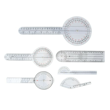 FAGINEY Goniometer 6PCS Medical Goniometer Set 6 8 10inch Multifunction Joint Goniometer Set For Physical Therapists Home Use And Students Physical Therapy Goniometer
FAGINEY Goniometer 6PCS Medical Goniometer Set 6 8 10inch Multifunction Joint Goniometer Set For Physical Therapists Home Use And Students Physical Therapy Goniometer
