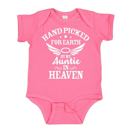 Inktastic Handpicked for Earth by My Auntie in Heaven with Angel Wings Gift Baby Boy or Baby Girl Bodysuit
Inktastic Handpicked for Earth by My Auntie in Heaven with Angel Wings Gift Baby Boy or Baby Girl Bodysuit