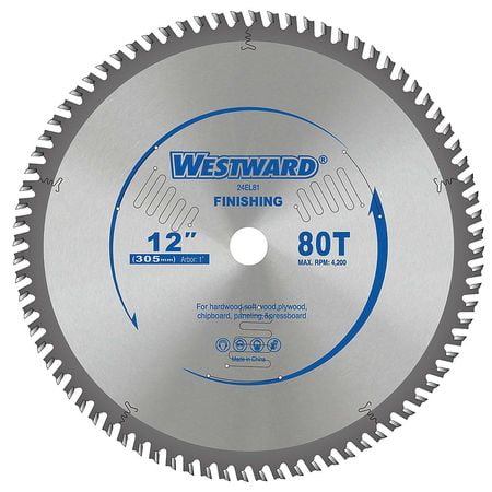 Westward 24EL81 Circular Saw Blades