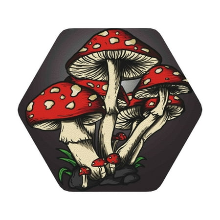 Coaee Red Mushrooms Hand Painted Mushrooms Print Leather Coasters Set of 6 Non-Slip Washable Cup Coasters for Home Office Bar Hexagon
Coaee Red Mushrooms Hand Painted Mushrooms Print Leather Coasters Set of 6 Non-Slip Washable Cup Coasters for Home Office Bar Hexagon