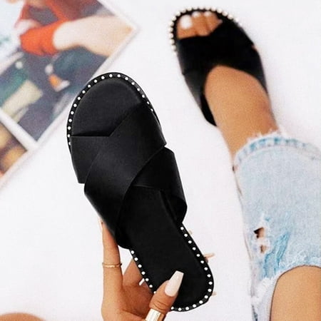 Sehao Women s sandals Women s Slippers Sandals Ladies Crystal Outdoor Slides Leopard Sandals for Women Flat Shoes Bag&Shoes Accessory Black 42
Sehao Women s sandals Women s Slippers Sandals Ladies Crystal Outdoor Slides Leopard Sandals for Women Flat Shoes Bag&Shoes Accessory Black 42