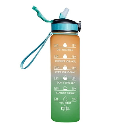 STEADY 32oz Motivational Fitness Sports Water Bottle with Time Marker & Straw Large Wide Mouth Leakproof Durable D Motivational 32o Fitness Sports Water Bottle
STEADY 32oz Motivational Fitness Sports Water Bottle with Time Marker & Straw Large Wide Mouth Leakproof Durable D Motivational 32o Fitness Sports Water Bottle