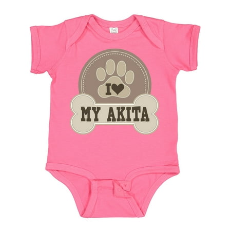 Inktastic Akita Dog Lover Gifts Gift Baby Boy or Baby Girl Bodysuit