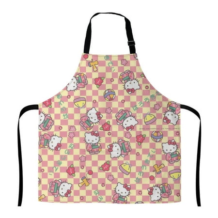 Hello Kitty Adjustable Apron Cute Cartoon Cooking Apron with Pockets Machine Washable
Hello Kitty Adjustable Apron Cute Cartoon Cooking Apron with Pockets Machine Washable