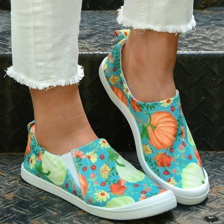 Cathalem Ladies Lazy Slip On Casual Shoes Maple Leaf Pattern Low Top Shoes Soft Sole Massage Flat Casual Womens Shoes Wedge Green 10
Cathalem Ladies Lazy Slip On Casual Shoes Maple Leaf Pattern Low Top Shoes Soft Sole Massage Flat Casual Womens Shoes Wedge Green 10