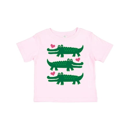 Inktastic Alligator Crocodile Reptile Gift Toddler Toddler Girl T-Shirt