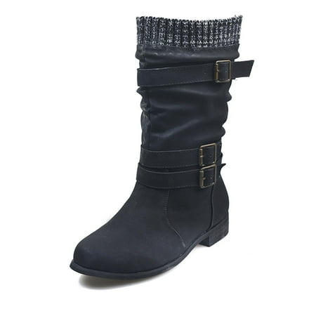 Sentuca Women Boots Winter Buckle Strap Chunky Heels Slip On Retro Ladies Footwear Shoes
Sentuca Women Boots Winter Buckle Strap Chunky Heels Slip On Retro Ladies Footwear Shoes
