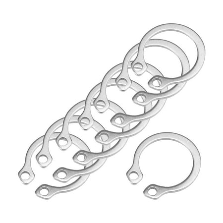16mm External Circlips Retaining Snap Rings 304 Stainless Steel 50pcs