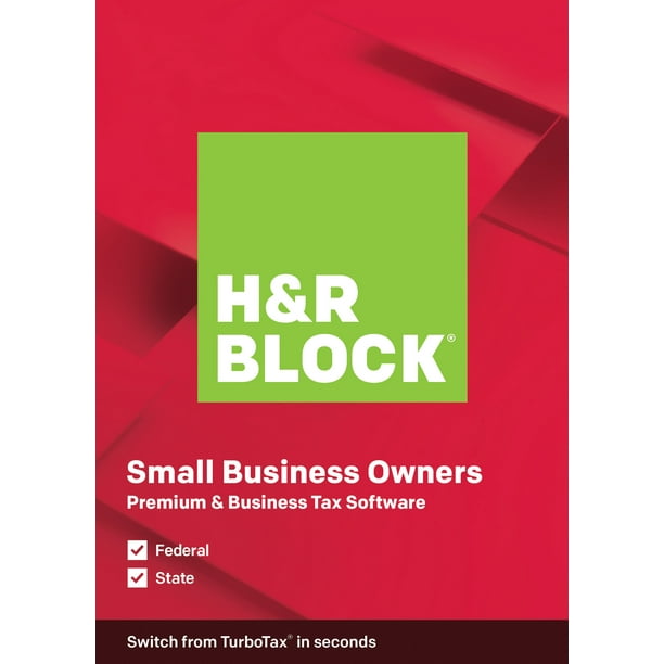 H&R Block Tax Software Premium & Business 2019