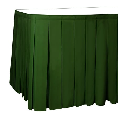 Ultimate Textile Polyester Table Skirt - 42 Cocktail Bar Height
