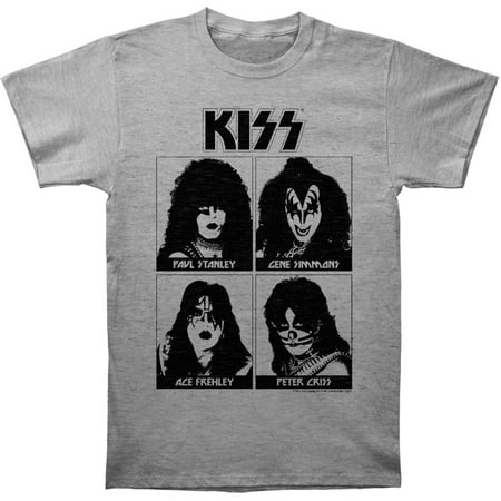 KISS Men's Portrait '77 Slim Fit T-shirt Heather