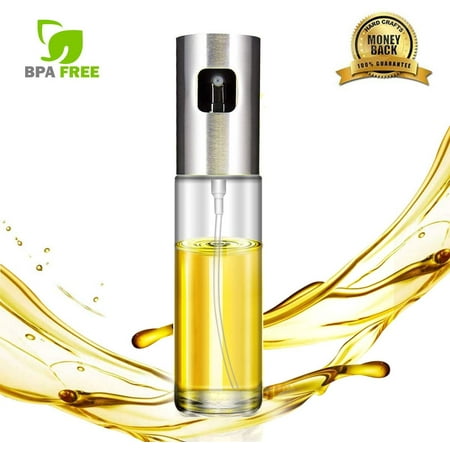 DEELLEEO Oil Sprayer Mister Food-grade Glass Bottle Oil and Vinegar Dispenser for BBQ Making Salad Cooking Kitchen Baking Roasting Grilling Frying
DEELLEEO Oil Sprayer Mister Food-grade Glass Bottle Oil and Vinegar Dispenser for BBQ Making Salad Cooking Kitchen Baking Roasting Grilling Frying